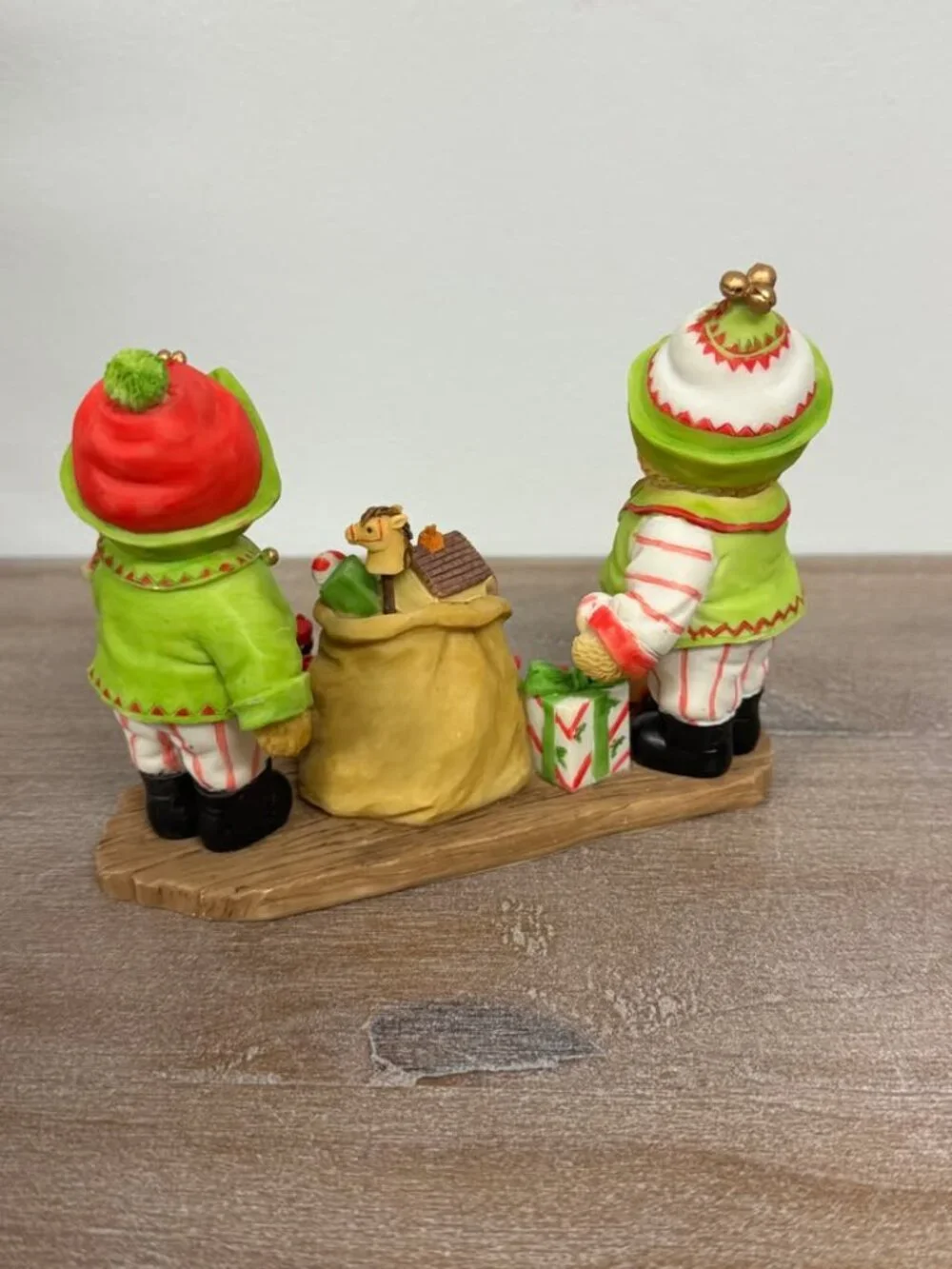 Cherished Teddies by Enesco 2012 Stuart and Alan 6th in Elf Series 4023653